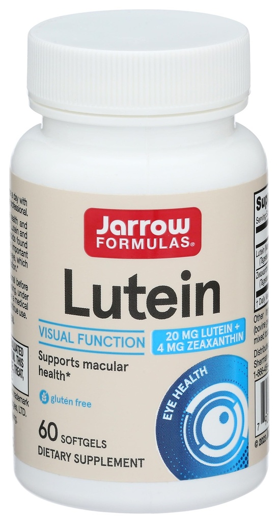Jarrow 공식 Lutein Softgels, 20 Mg, 60 Ct