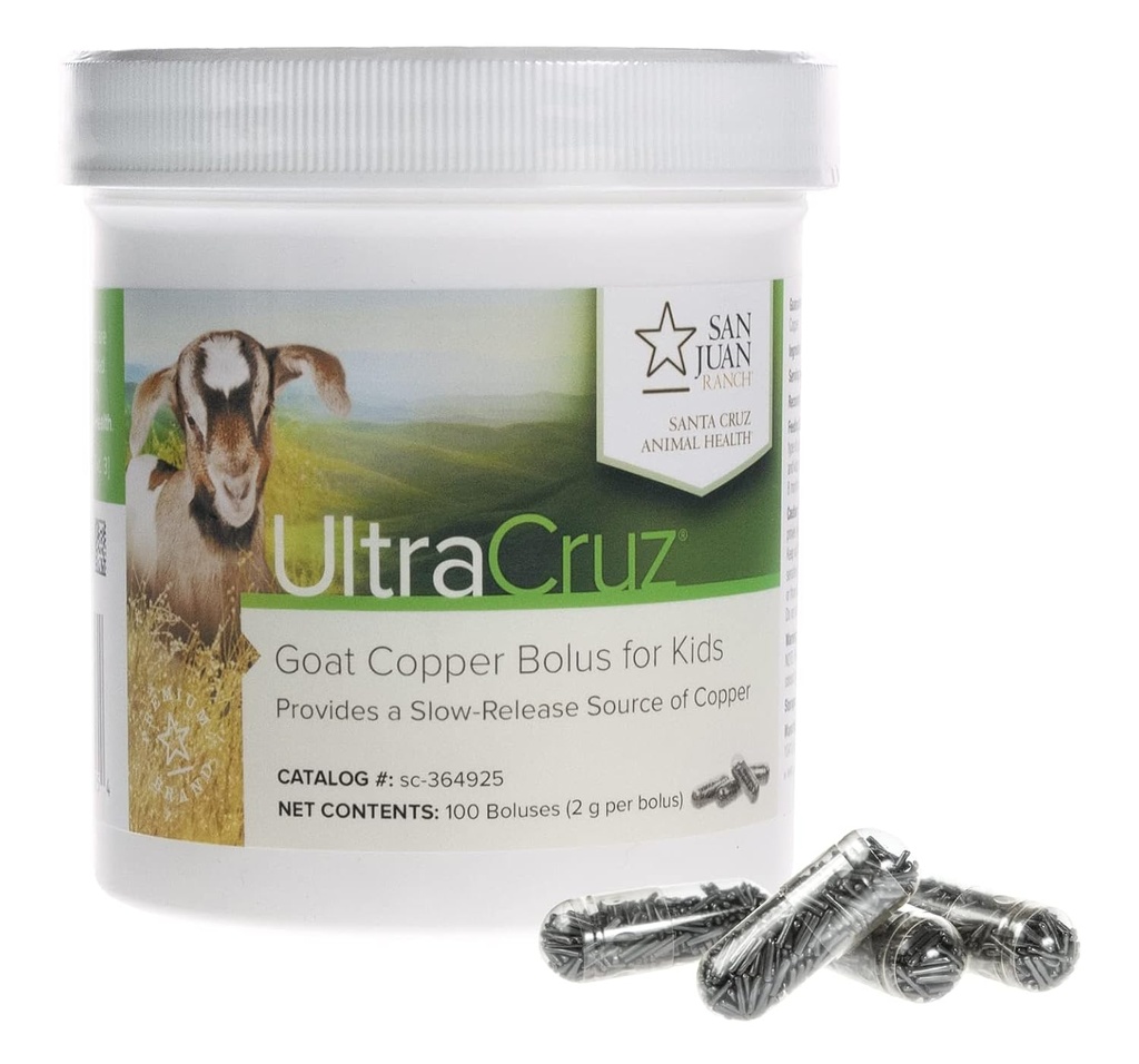 UltraCruz - Kid Goats, 100 카운트 x 2 그램을위한 sc-364925 염소 구리 볼러스 보충