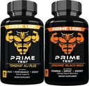 Prime Labs Tongkat Ali Plus (60 ct) + 유기 블랙 마카 캡슐 (60 ct)