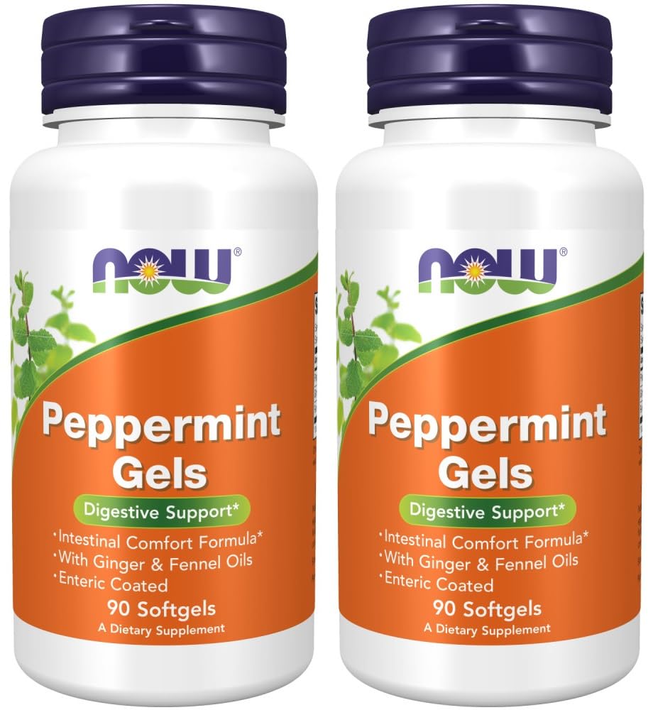 지금 Ginger & Fennel 기름을 가진 음식 Peppermint 젤, 90 Softgels (2의 포장)