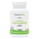 NaturesPlus PRO 칼슘 D-Glucarate (CDG) 600 mg - 90 캡슐 - 비 GMO, Vegan, 글루텐 무료, Soy 무료 - 90 서빙
