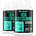 1200MG beta Ecdysterone 보충교재, 98% Lean 근육 질량, 운동 성과 & 힘, 120의 캡슐을 위한 최대 순수성 Ecdysterone 보충교재