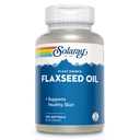 SOLARAY Flaxseed Oil 3000 mg with Omega 3 6 9, Flax Seed Softgels for Skin Health, Triple Omega Supplement, Non-GMO, Gluten Free, Lab Verified - 60 일 보증 - 33 서빙, 100 Softgels