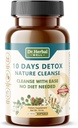 10 Days Detox Natural Cleanse 와 Ease No Diet Needed (60 미니 소프트 젤)