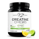 근육 Feast Creatine Monohydrate Chewables - Vegan & Gluten-Free Creapure Creatine Chews for Men & Women - 근육 건물을위한 맛있는 Citrus-Flavored Creatine 정제 - 레몬 Lime, 360 탭