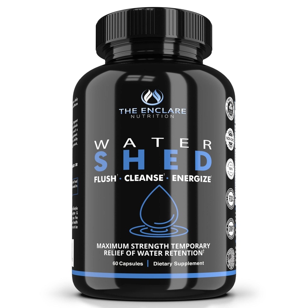 물 약 Diuretic 물 보유, 간결 Detox, Kidney Cleanse, 무게, Swelling, Edema, Bloating 기복, 유동성 균형 Watershed 최대 힘 (1)