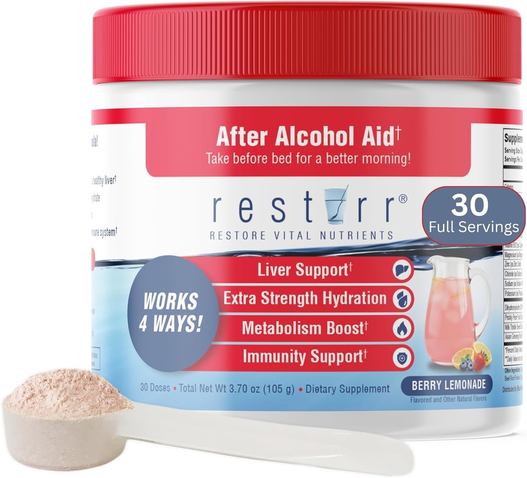 알콜 원조 & 회복 후에 restirr: 지원 Liver 건강, 부스트 Metabolism 및 지원 DHM를 가진 면역 체계, 우유 이틀, B 구획, Hydration. 30 복용량