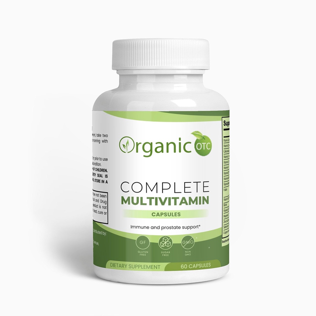 일반 유기 완료 Multivitamin - 비타민 B 복합체, 녹차, 석류 및 허브 혼합 포함 - 채식 캡슐 - 균형 생활을 유지 - 60 캡슐