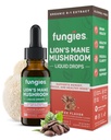 Fungies Lion 's Mane Mushroom Liquid Drops, Coffee - Lions Mane Extract와 Tincture는 Brain Fog, Focus, Memory & Healthy Mood를 지원합니다 - 성인을위한 버섯 복합 보충 - 30 서빙