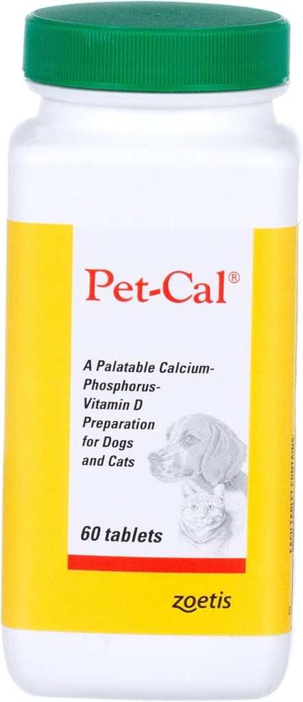 Zoetis 애완 동물 Cal 정제 60CT