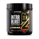 NutraBio Intra Blast Bcaa 분말 아미노산 보충교재, Electrolyte & Hydration 혼합, Intra, 전 운동 & 근육 회복, 20g Eaa 아미노산 분말, 5g 글루타민 - 뉴욕 펀치, 30 서빙