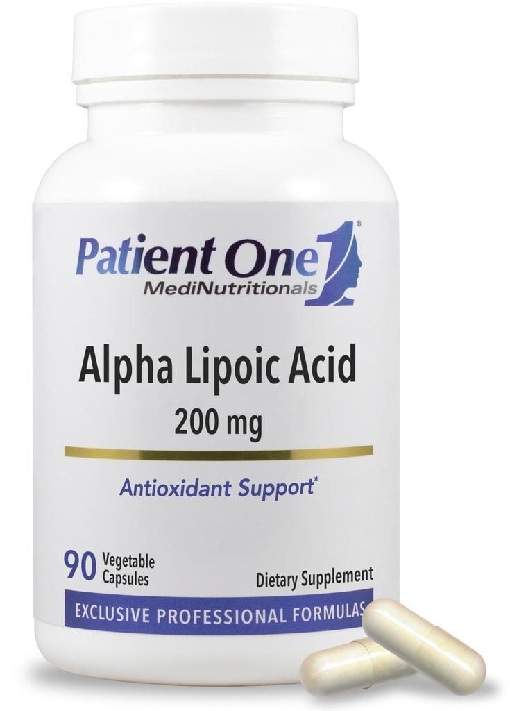 참을성 있는 1개의 알파 Lipoic 산 (ALA) 200 mg | Nerve와 Liver Health*를 지원하는 산화 보충교재 | 90의 캡슐