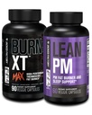 Jacked Factory 24/7 뚱뚱한 가열기 더미 - 불타는 XT MAX 고성능 뚱뚱한 가열기 (90의 캡슐) - 체중 감소와 식욕 억제 (60의 캡슐)를 위한 Lean PM 야간 수면 지원