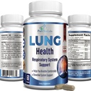 Lung 지원 보충교재, Lung Cleanse & Lung Detox 공식, 명확한 Lung를 위한 Lung 건강 지원, 안락한 호흡, 기관지 건강, 60의 캡슐
