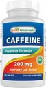 제일 자연적인 카페인 알약 200mg, 120 조사