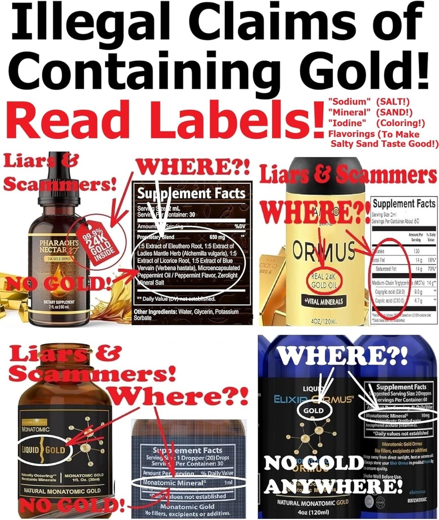 EnerGold® Monoatomic Gold/ORMUS: World's ONLY Pure-G O L D! Radiation, EMFs, & Low-Energy Frequencies; Repair DNA, Pineal Gland, & All Tissues of the Body; 당신의 Aura & Chakras,...