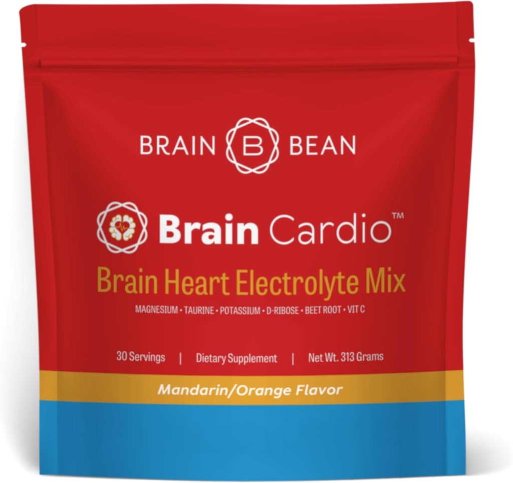Brain Spark | 마그네슘 L-Threonate, Creatine, D-Ribose, Taurine, P5P 및 기타 | 미토콘드리아 뇌 지원을위한 Neuroenhancer 음료 혼합 | 30 인분