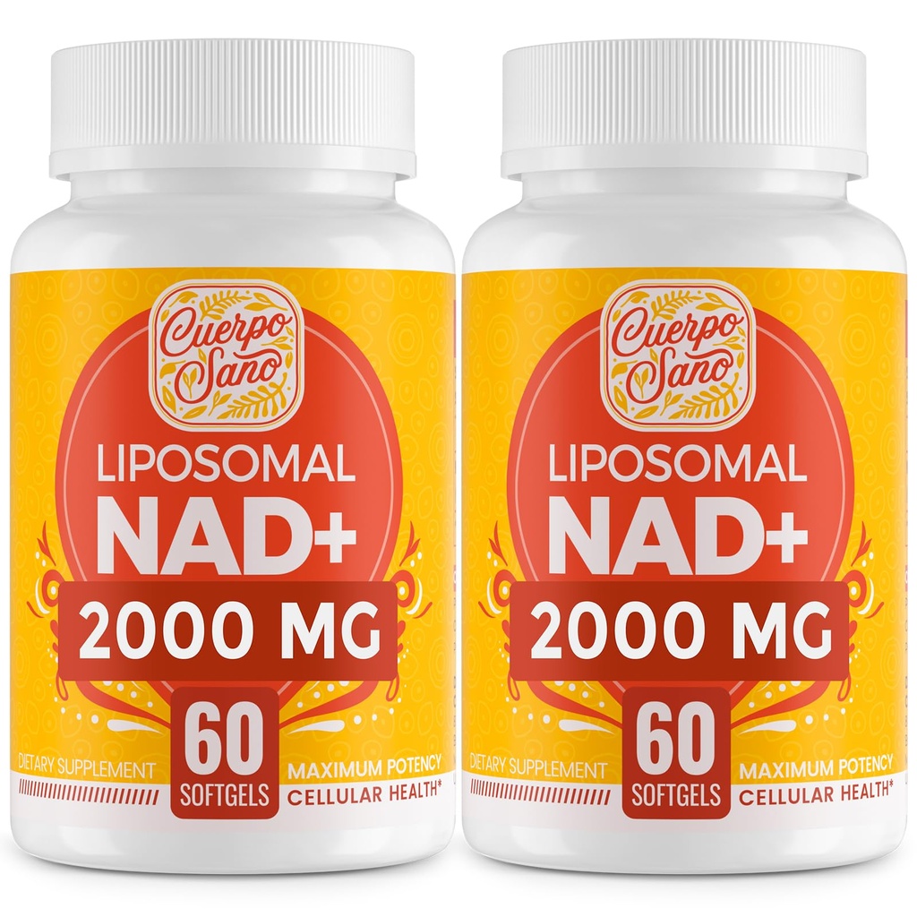 2000 MG NAD 보충교재, 높은 흡수를 가진 Liposomal NAD+, Nicotinamide Riboside 보다는 능률, 순수한 & 플러스 밀어주는 보충교재, 시효 방어, 대사 & 세포질, 120 softgels