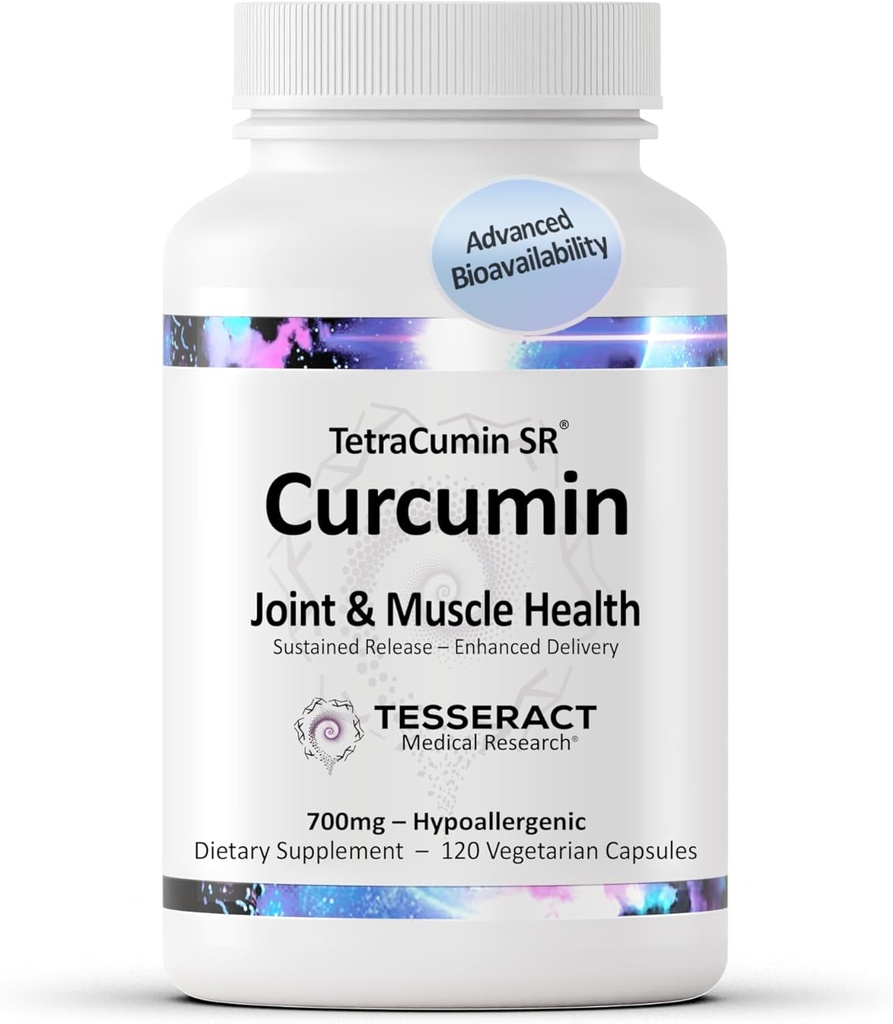 TetraCumin SR 합동 지원 보충교재, 지속된 방출 심황 Curcumin Metabolite, 여자 & 남자를 위한 번식 합동 보충교재는, 근육 & 합동 건강을 승진시키는 것을 돕습니다, 120의 캡슐