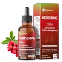 Ultra Berberine 1400 mg with Cinnamon, Citrus Bergamot, ALA & CoQ10 – Supports Digestion, Metabolism & Heart Function – 2.0 fl oz (60 ml)