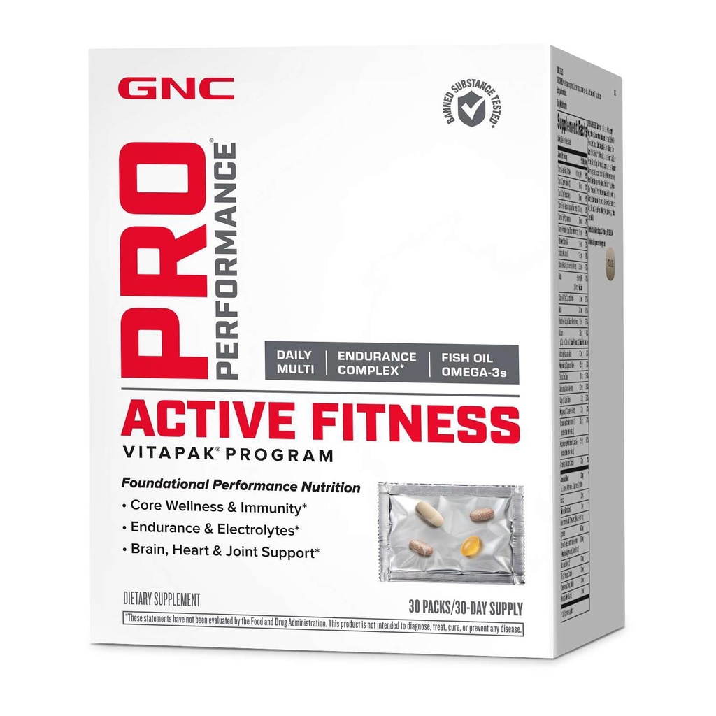 GNC Pro Performance Active Fitness Vitapak 프로그램 | 30 인분