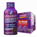 비타민 에너지 Mood+ 여분 힘 에너지 탄 열 열대 베리 24 팩, 260mg 자연적인 카페인, B 비타민, Rhodiola, Chamomile, Mood & 에너지 지원, 영 설탕, 글루텐 자유로운, Vegan, 1.93 fl oz