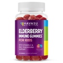 아연과 비타민 C를 가진 아이를 위한 Elderberry Gummies - 아이들을 위한 Immune 지원 보충교재 - 60의 조사, 채식주의자, 베리 풍미 - 산화 방지제와 정유를 가진 편리한 매일 방위