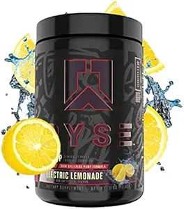 Ryse 프로젝트: 정전 펌프 분말 | 펌프, 전원, 내구시간 | Betaine Anhydrous & NO3-T Nitrate Formula for Max Pump | 25 서빙 (Electric Lemonade)