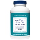 비타민 Shoppe 오메가 3 물고기 기름, EPA & DHA 500mg의 순수성은, 심혈관, 합동 및 뇌 건강 1000mg (240 Softgels)를 지원하는 분자로 증류했습니다