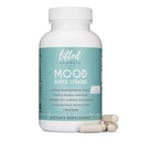 Probiotics - Mood Super Strains Probiotic - Naturally Support Digestion & Mood - Histamine-Free Probiotics w / L Rhamnosus GG, 선반 안정 Probiotic 보충, 60 일 공급, Non-GMO, Vegan