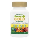 NaturesPlus Life Gold Multivitamin의 소스 - 90 채식 캡슐 - 비타민 D3, B12, K2 및 120 개 이상의 전체 식품 - 혈액, 뼈 및 면역 지원 - 글루텐 무료 - 10 서빙