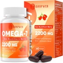 오메가-7 바다 Buckthorn 기름 - Omega-3 EPA/DHA 물고기 기름, Cinnamomum, Fenugreek, ALA, 녹차, 카이엔 고추, 심황, 레스버라트롤, 블랙퍼 - 글루텐 - 무료, 60 Softgels