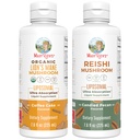 MaryRuth Organics Lion's Mane Liposomal (Coffee Cake) & Reishi Mushroom (Candied Pecan) | Clean Label Project Verified® | 인지 지원 비타민, 면역력, 전반적인 건강 | Vegan, Non-GMO