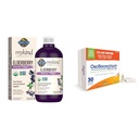 생명 유기 식물 기반 Elderberry Immune Syrup 6.59 fl oz (195 Ml) & Boiron Oscillococcinum Body Aches의 Flu-Like Symptoms에서 구호를위한