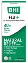 BHI Flu + 냉방 멀티-Symptom Relief Natural Safe Non-Drowsy Remedy 11 Body Aches, Fatigue, Chills & Headache 용 Homeopathic 활성 성분 - 100 정제