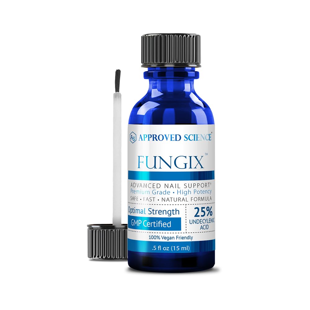 25 % Undecylenic Acid, Antifungal Nail Solution with Tea Tree Oil, 승인 된 과학에 의해 효과적인 결과에 대한 모든 자연 최고의 Fungus Toenail Treatment - 1 팩