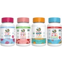MaryRuth Organics Multivitamin, Probiotic, Magnesium Calm 및 Vitamin C Gummies for Kids | Clean Label Project Verified® | 면역 지원 및 전반적인 건강을 위한 비타민 | Vegan, Non-GMO, 글루텐 무료