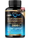Glucosamine Chondroitin MSM Collagen | 합동 지원 보충교재 2800 mg | 미국에서 만드는 | FSA는 제품 품목 | 융통성 영양 비타민 | 남성 & 여성을 위한 240의 캡슐