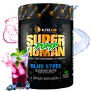ALPHA LION Superhuman 펌프 전 운동 분말, Nootropic Caffeine & Stim 자유로운 운동 보충교재, Nitric 산화물 승압기, 근육 게인, 에너지 & 초점 (42의 서빙, Blueberry 강철 풍미)