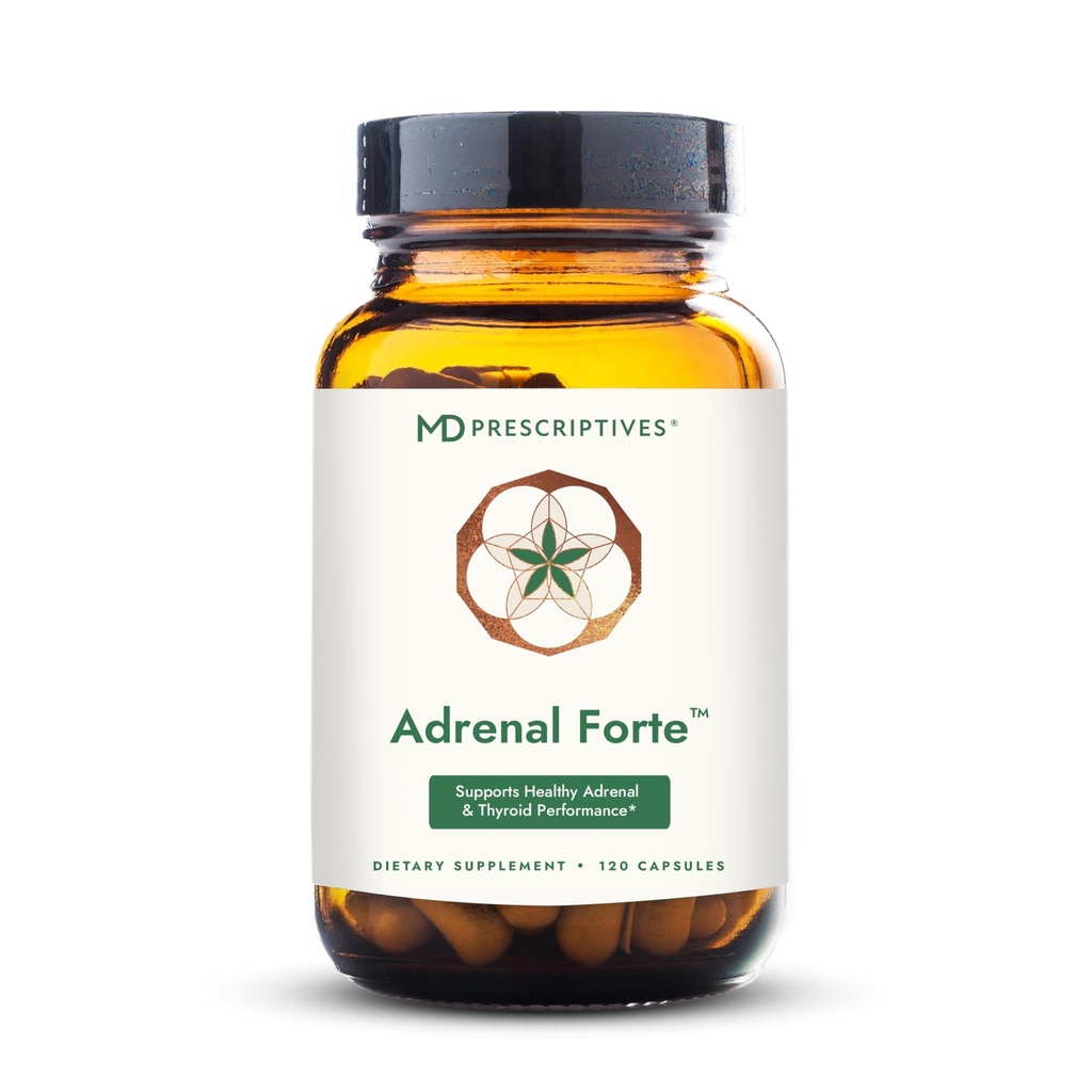 MD Prescriptives - Adrenal Forte - Ashwagandha & Rhodiola와 Adrenal 지원 보충교재 * - 120의 캡슐