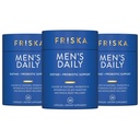 FRISKA Men’s Daily Digestive Enzyme and Probiotics Supplement, Male Digestive Health, Bloating, Gas, Indigestion Relief, Gut Health, Lactase 및 B-Vitamins, 90 캡슐에 대한 천연 지원