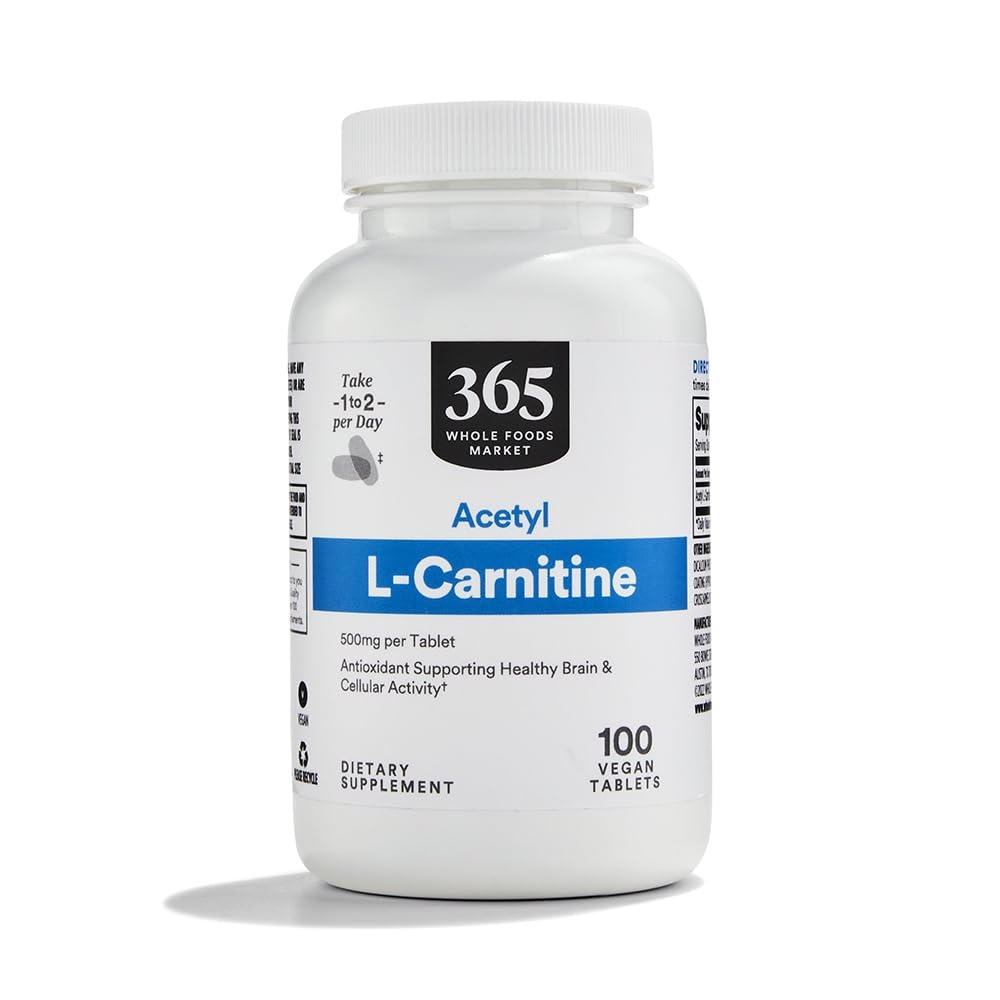 전체적인 음식 시장, 아세틸 L 카르니틴 500mg, 100 ct