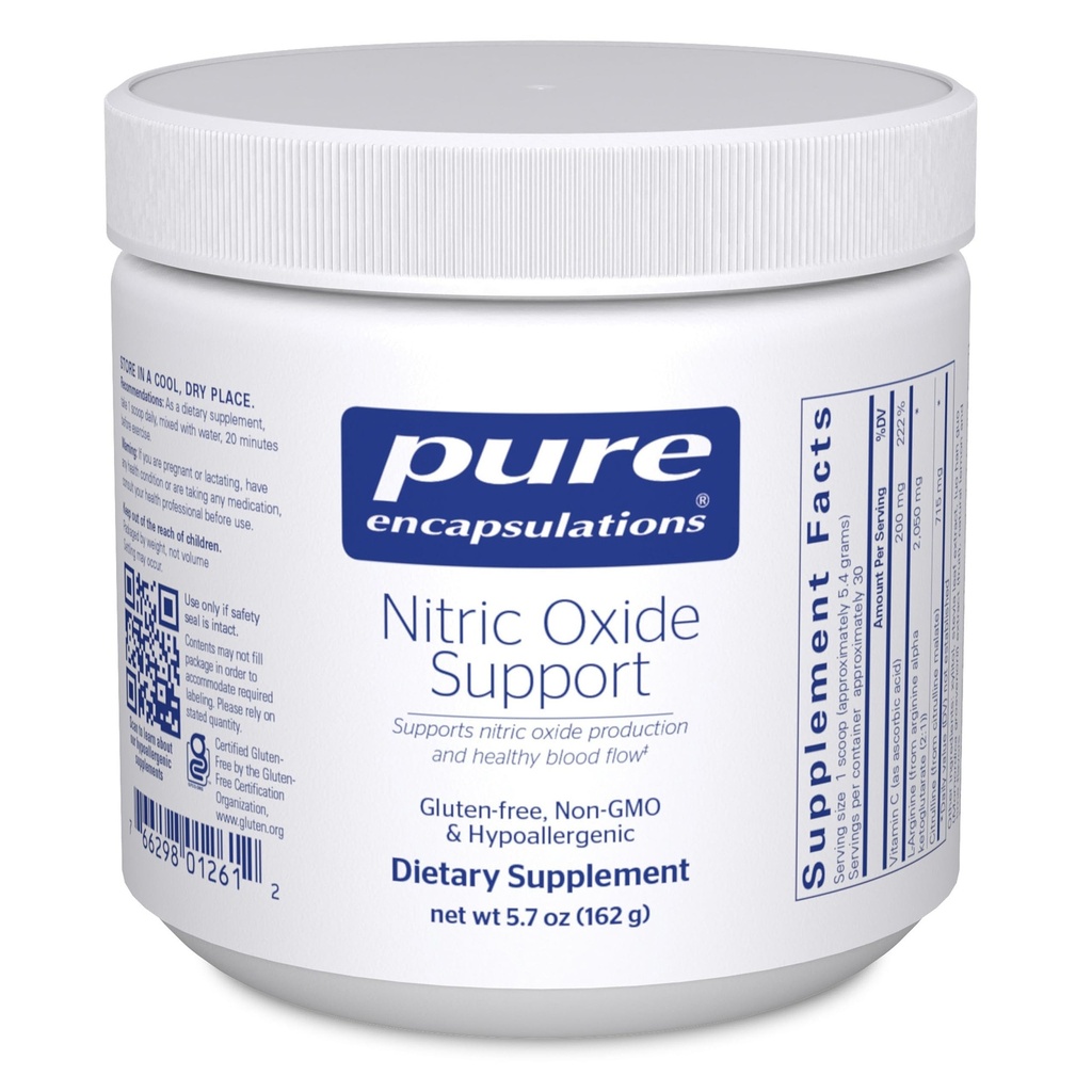 Pure Encapsulations Nitric 산화물 지원 | 건강한 산소 순환을 지원하고 근육 내의 에너지 생산을 승진시킵니다 | 5.7 온스