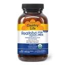 남자를위한 국가 생활 RealFood 유기 – 60 정제 | 1,300mg 유기 발효 식품, 7-Mushroom Superfood & Aloe – 공인 글루텐 - 무료, Vegan & USDA 유기 Multivitamin