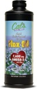 Cal 's Flax Oil, Cold Pressed Flax Seed, Omega 3 Fatty Acid, Unrefined Flax Seed Oil, 합동, 피부 및 심장 건강 지원을위한 순수한 Flax Seed Oil Liquid Supplement - 32 oz