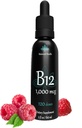 B12 1,000 mcg, 2oz 120 서빙, 라즈베리 맛, Methylcobalamin 하위 언어 드롭
