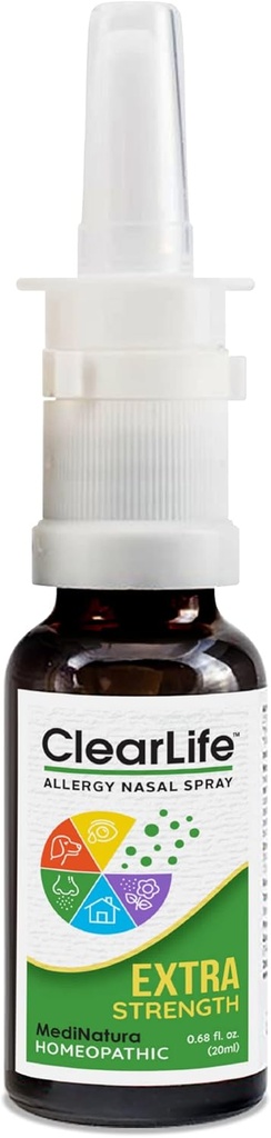 ClearLife Allergy Relief Nasal 스프레이 for Multi-Symptom Relief in any Region - Homeopathic Formula - 0.68 Ounce