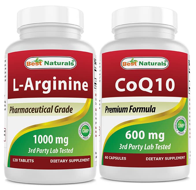 제일 자연적인 L 아르기닌 1000 mg & CoQ10 600 mg