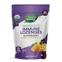 자연의 방법 Sambucus 아연 Lozenges 엘더베리와 비타민 C, 꿀 레몬 맛, 24 Lozenges