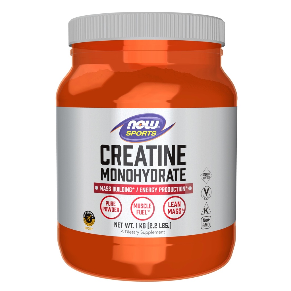 지금 음식 스포츠 영양, 크레아틴 Monohydrate 분말, 대량 Building*/Energy Production*, 2.2-Pound